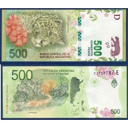Argentine Pick N°365, Neuf Billet de banque de 500 Pesos 2016