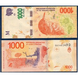 Argentine Pick N°366, Neuf Billet de banque de 1000 Pesos 2017