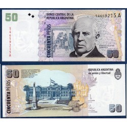 Argentine Pick N°350, Billet de banque de 50 Pesos 1999-2003