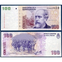 Argentine Pick N°351, Billet de banque de 100 Pesos 1999-2002