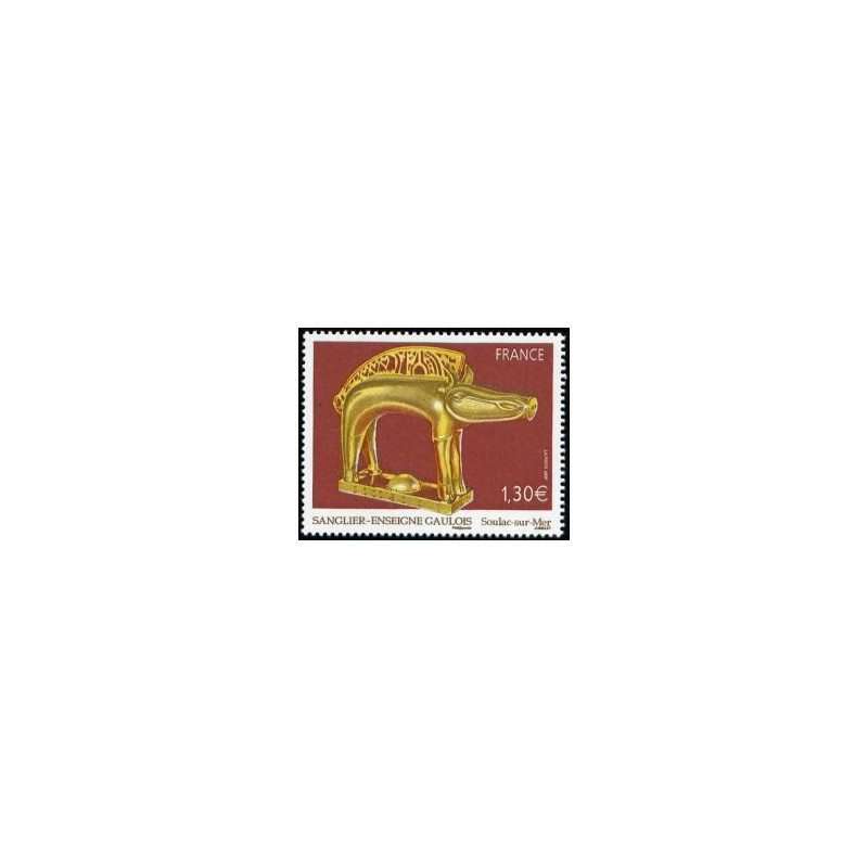 Timbre France Yvert No 4060 Sanglier enseigne gaulois