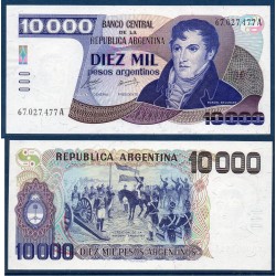 Argentine Pick N°319a, Billet de banque de 10000 Pesos 1985
