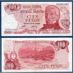 Argentine Pick N°297, Billet de banque de 100 Pesos 1973-1976