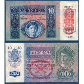 Autriche Pick N°51a, Billet de banque de 10 Kronen 1919