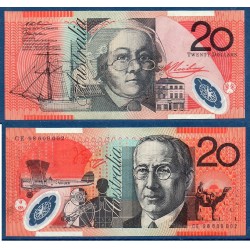 Australie Pick N°53b, Billet de banque de 20 Dollars 1997-1998
