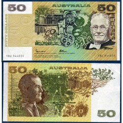 Australie Pick N°47e, Billet de banque de 50 Dollars 1985