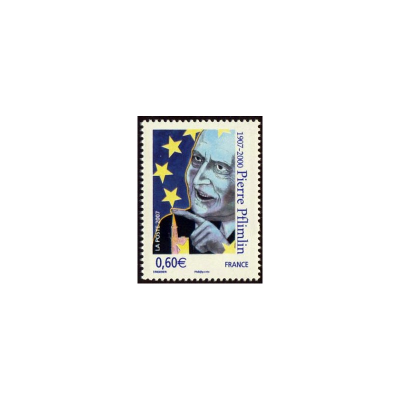 Timbre France Yvert No 4078 Pierre Pflimlin