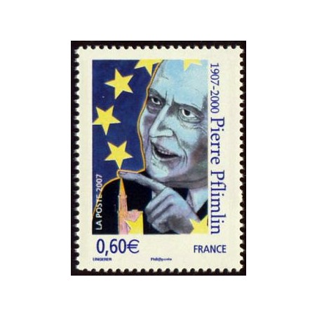 Timbre France Yvert No 4078 Pierre Pflimlin