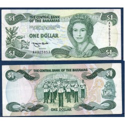 Bahamas Pick N°51, Billet de banque de 1 dollar 1992