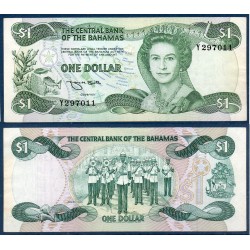Bahamas Pick N°43b, Billet de banque de 1 dollar 1984