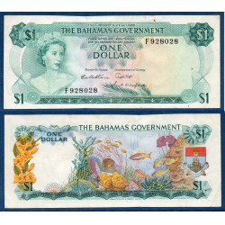 Bahamas Pick N°18a, Billet de banque de 1 dollar 1965