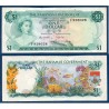 Bahamas Pick N°18a, Billet de banque de 1 dollar 1965