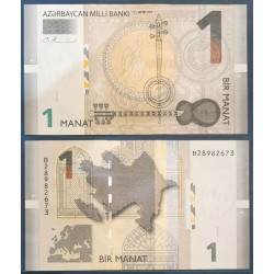 Azerbaïdjan Pick N°24, Billet de banque de 1 Manat 2005