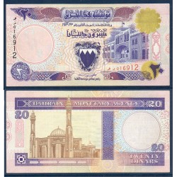 bahreïn Pick N°16x, Spl Billet de banque de 20 Dinar 1973
