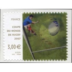 Autoadhésif Yvert No 128 Timbre Coupe du monde de rugby 3D