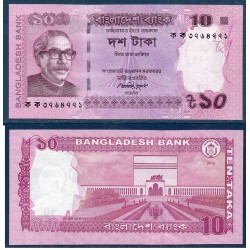 Bangladesh Pick N°54a, Billet de banque de 10 Taka 2012