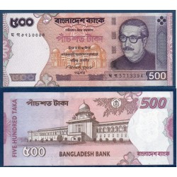 Bangladesh Pick N°50b, Billet de banque de 500 Taka 2010