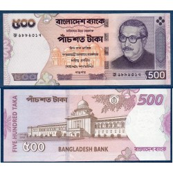 Bangladesh Pick N°38, Billet de banque de 500 Taka 2000