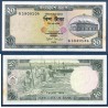 Bangladesh P.22, Spl taché, Billet de 20 Taka 1979 Nettoyage jute