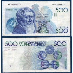 Belgique Pick N°143a, Billet de banque de 500 Francs Belge 1982