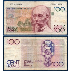 Belgique P.140a, TB Billet de 100 Francs 1978-1981 Beyaert