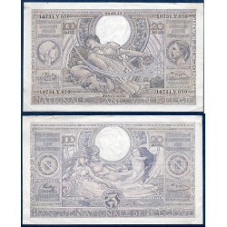 Belgique Pick N°112, Billet de banque de 100 Francs 20 Belgas 1942-1943