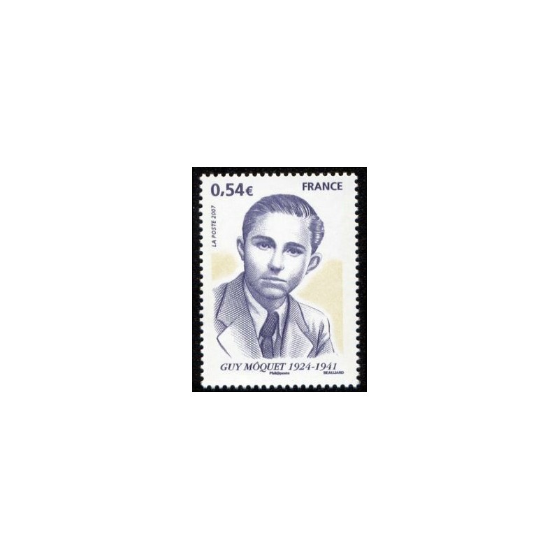 Timbre France Yvert No 4107 Guy Moquet