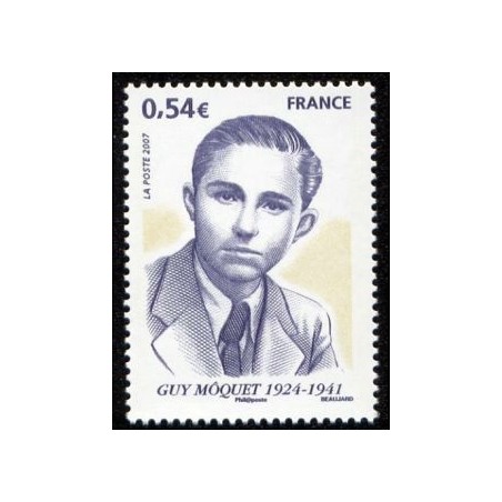 Timbre France Yvert No 4107 Guy Moquet