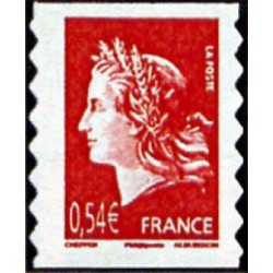 Timbre France Yvert No 4109 Marianne de Cheffer autoadhésif issu du carnet