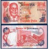 Botswana Pick N°25a, Billet de banque de 20 Pula 2002