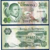 Botswana Pick N°9b, Billet de banque de 10 Pula 1982