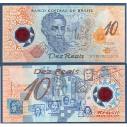 Bresil Pick N°248a, TTB Billet de banque de 10 reais 2000