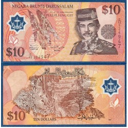 Brunei Pick N°24b, Billet de banque de 10 Ringit 1998