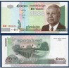 Cambodge Pick N°55b, Billet de banque de 5000 Riels 2002