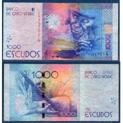Cap vert Pick N°73, TTB Billet de banque de 1000 escudos 2014