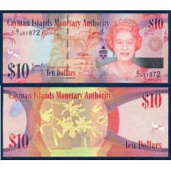 Cayman  Pick N°40a neuf Billet de banque de 10 dollars 2010