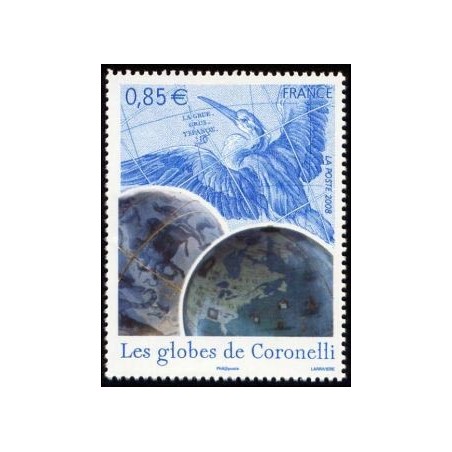 Timbre France Yvert No 4144 Les globres de Coronelli