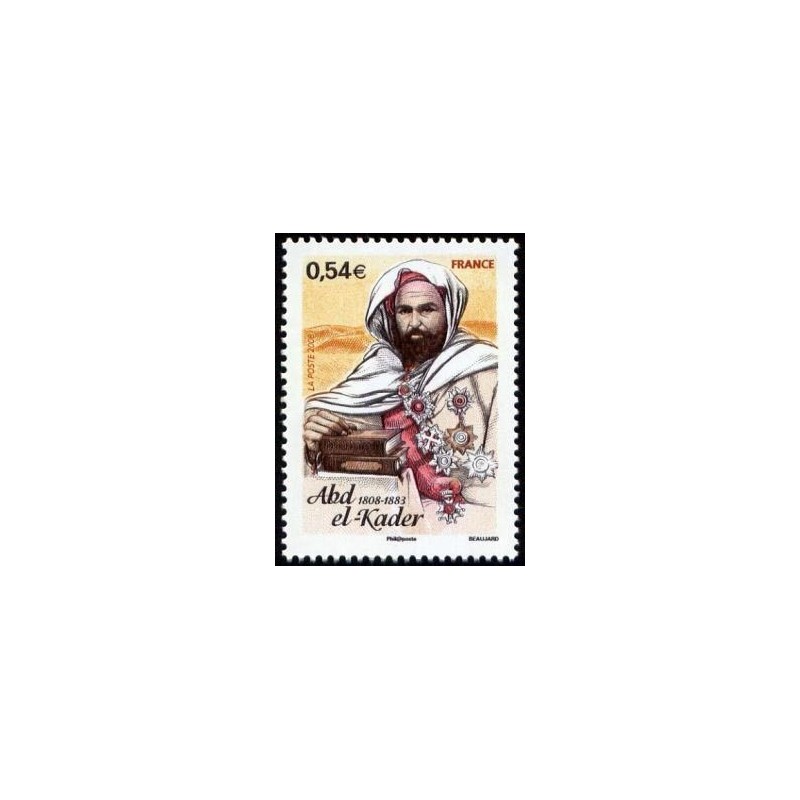 Timbre France Yvert No 4145 l'Emir Abd el Kader