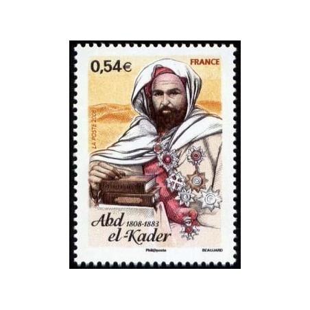 Timbre France Yvert No 4145 l'Emir Abd el Kader