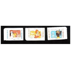 Timbre France Yvert No 4149-4151 Fête du timbre, Tex Avery, les 3 timbres autoadhésifs, issus du carnet