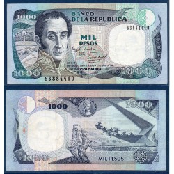 Colombie Pick N°438, TTB Billet de banque de 1000 Pesos 1994-1995