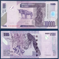 Congo Pick N°103b, Neuf Billet de banque de 10000 Francs 2013