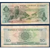 Congo P.5a, TB Billet de 50 francs 1.4.1962 Lion