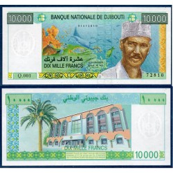 Djibouti Pick N°41, Billet de banque de 10000 Francs 1999