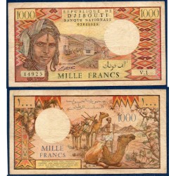 Djibouti Pick N°37b, Billet de banque de 1000 Francs 1988