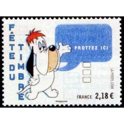 Timbre France Yvert No 4152 Fête du timbre Droopy, issu du bloc feuillet