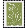 Timbre France Yvert No 4154 Marianne de Lamouche, 0.72€ vert olive