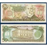 Costa Rica Pick N°253, Billet de banque de 50 colones 1987-1988
