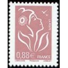 Timbre France Yvert No 4155 Marianne de Lamouche, 0.88€ lilas brun