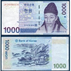 Corée du Sud Pick N°54a, TTB Billet de banque de 1000 Won 2007